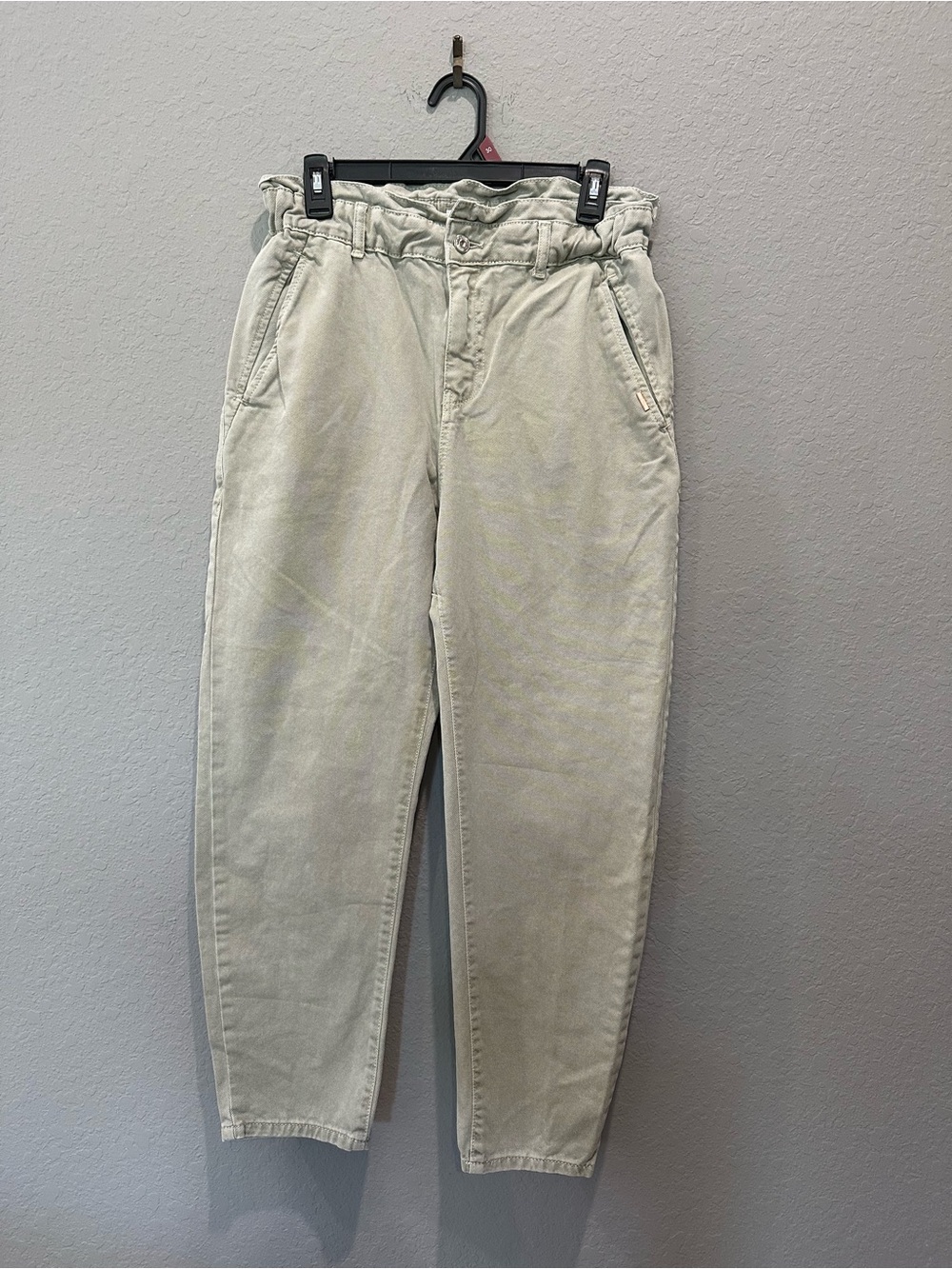 Zara barrel jeans high waisted Sz 4 GUC
